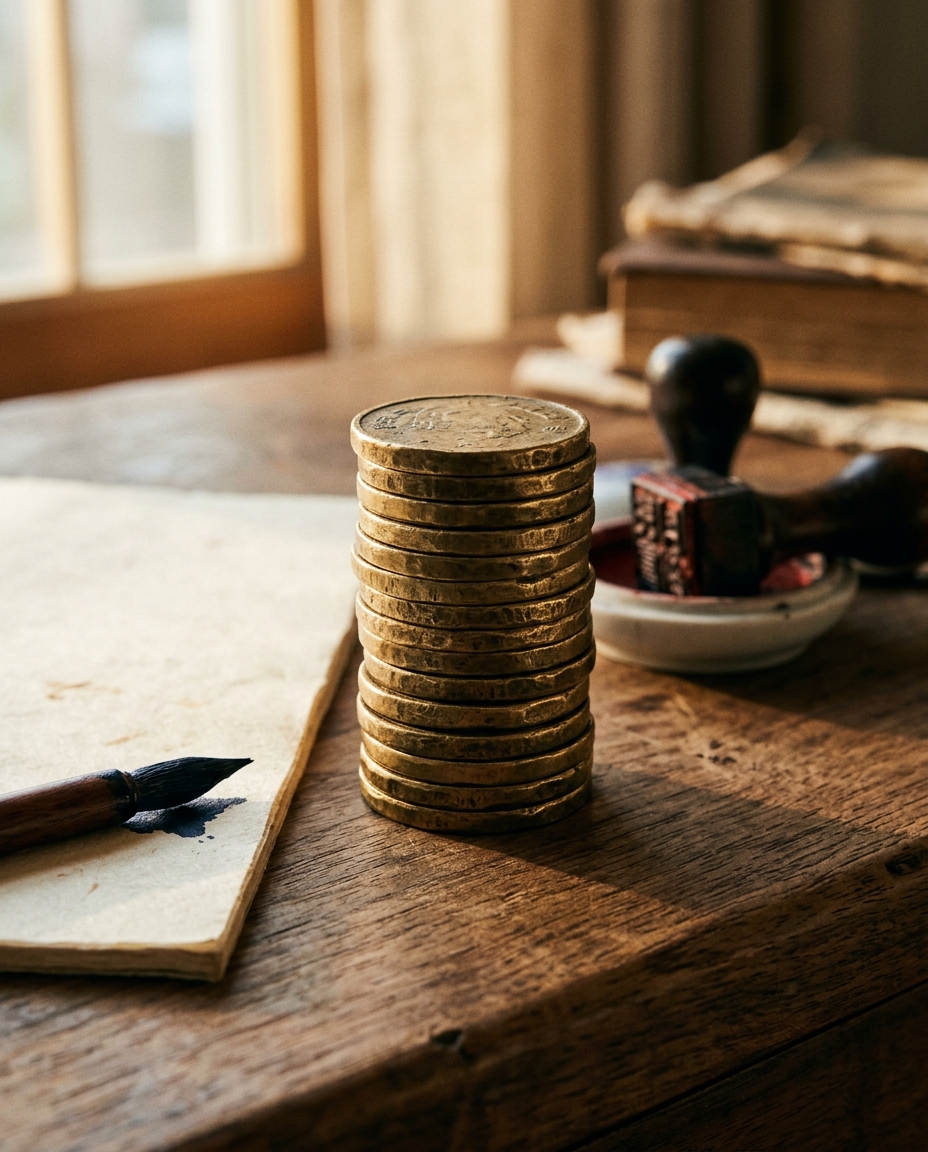 coin stack tall